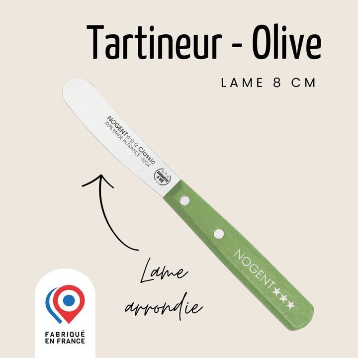 Tartineur - Lame lisse 8cm | Classic Bois