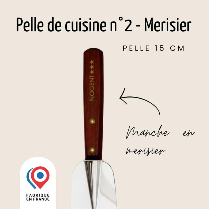 Grande Pelle de cuisine - 15 cm - Bois | Pratik