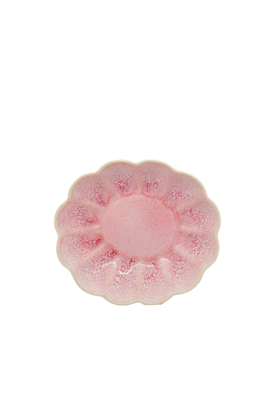 Small bowl in Portuguese handmade ceramic Luz Rose Camélia