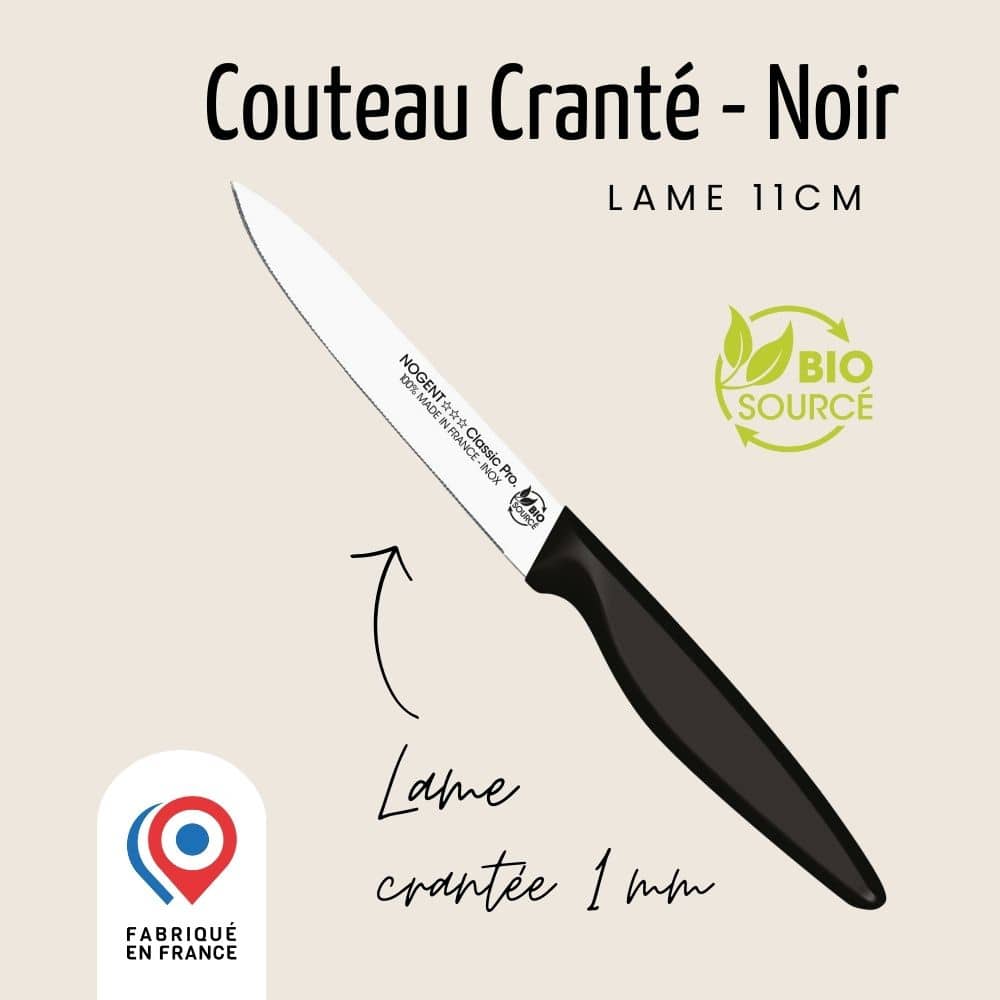Couteau Tomate – Lame 11cm Crantée 1mm | Les Responsables