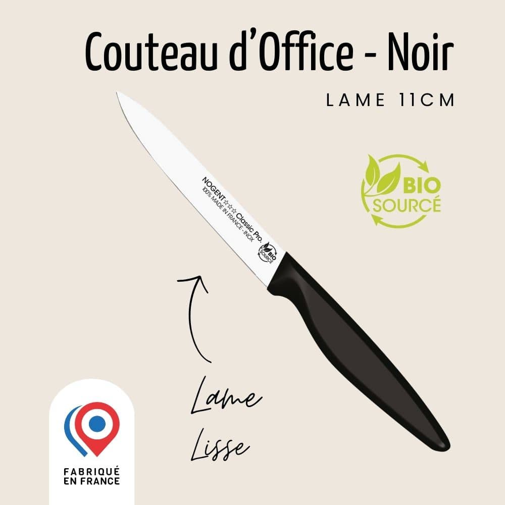 Couteau d'Office – Lame Lisse 11cm | Classic Pro Bio Sourcé