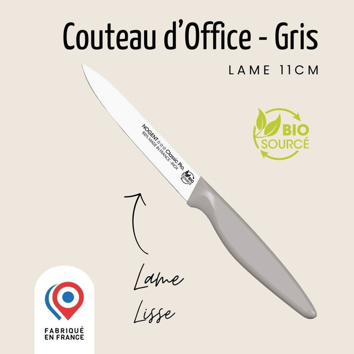 Couteau d'Office – Lame Lisse 11cm | Classic Pro Bio Sourcé