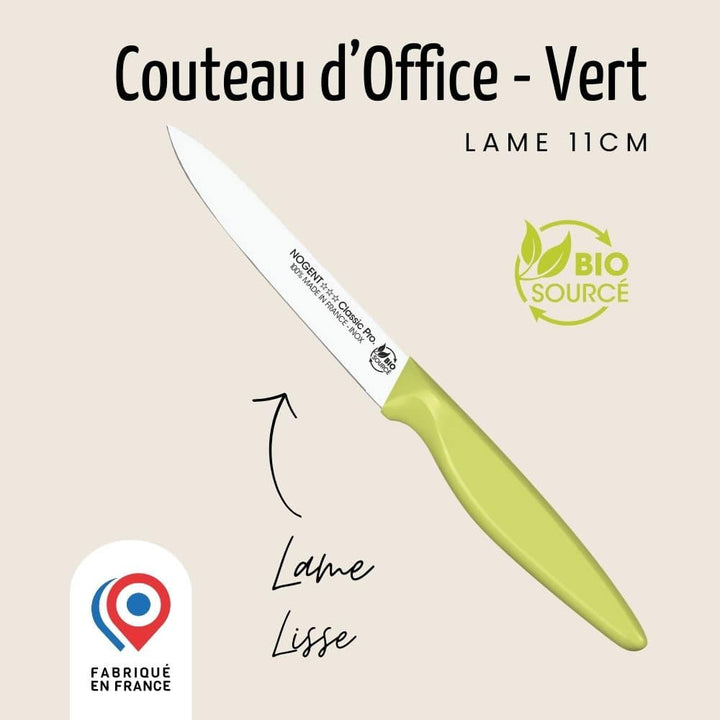 Couteau d'Office – Lame Lisse 11cm | Classic Pro Bio Sourcé