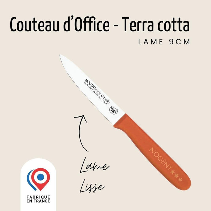 Couteau d'Office – Lame Lisse 9cm | Classic Polypro ~ Les Pastels