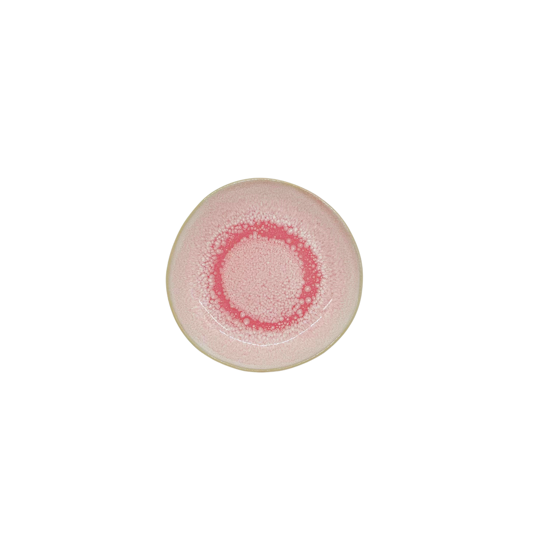 Assiette à tapas rose Camélia 10 cm