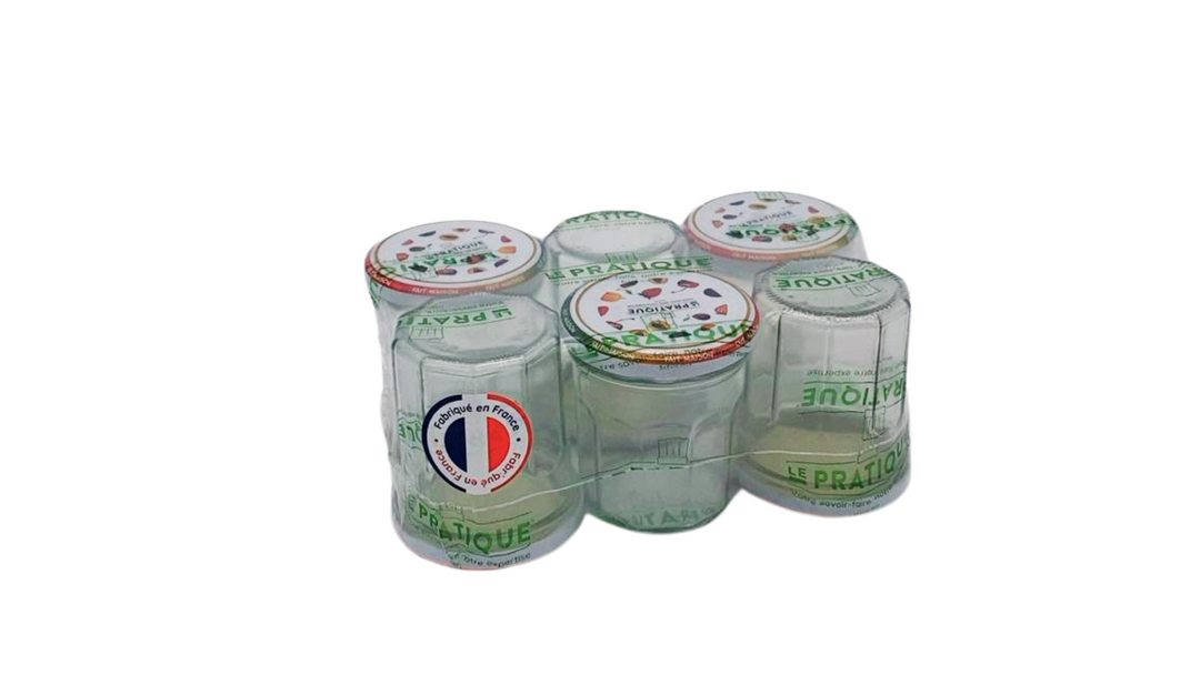 Pots de confiture 200 ml pack de 6 - Le Pratique