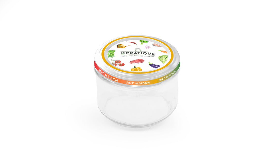 Sterilizable Twist-off Jars 200 mL Ø 82 mm pack of 6 - Le Pratique