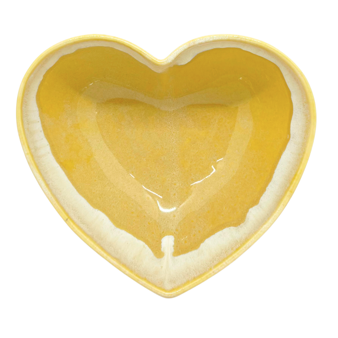Yellow heart bowl