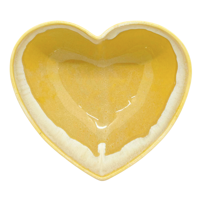 Yellow heart bowl