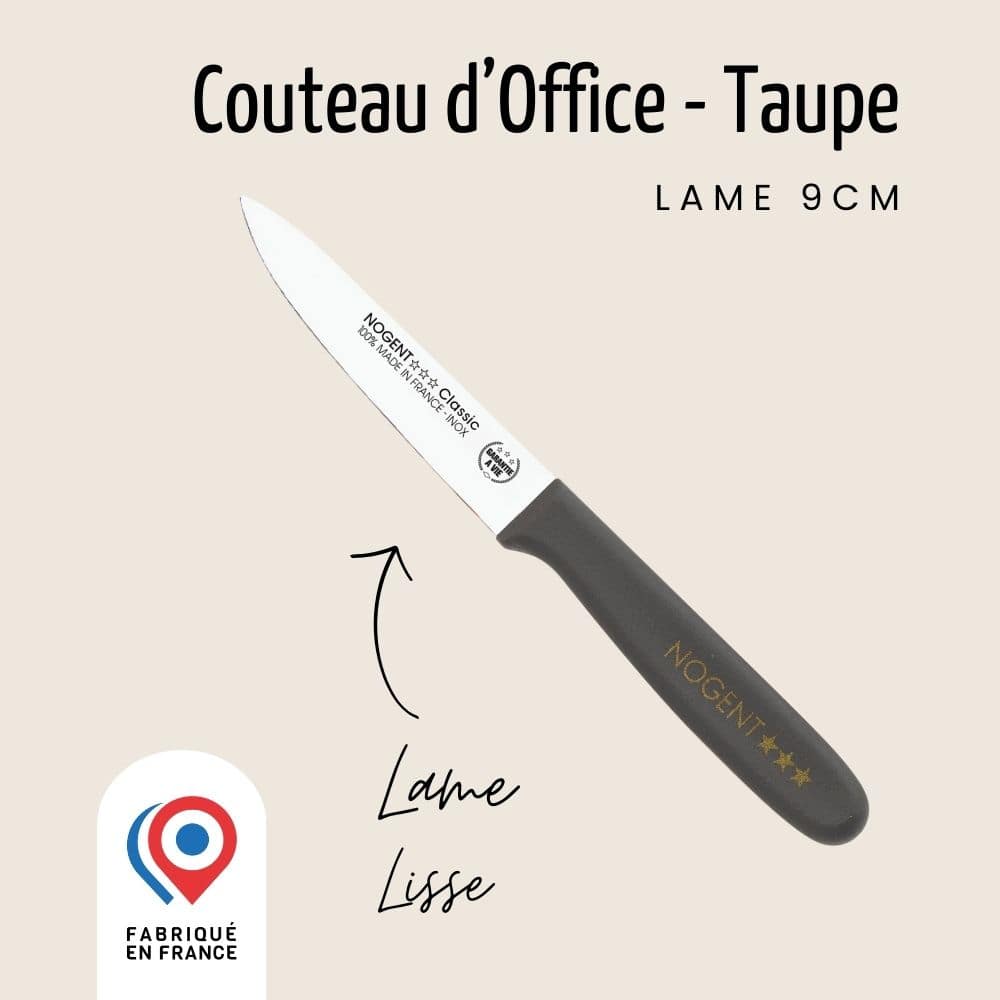 Couteau d’Office – Lame Lisse 9cm | Classic Polypro