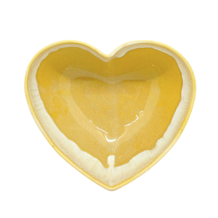 Yellow heart bowl