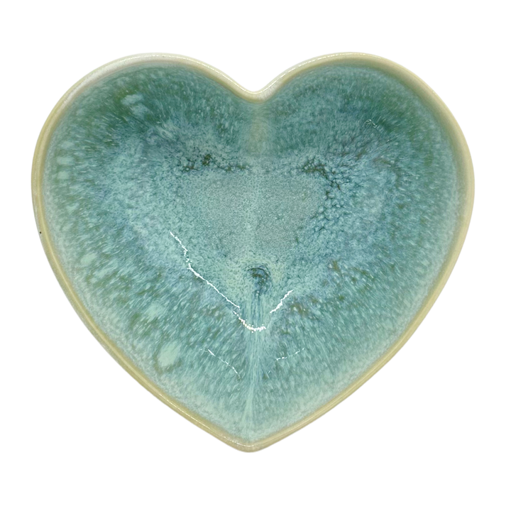 Bol coeur vert celadon