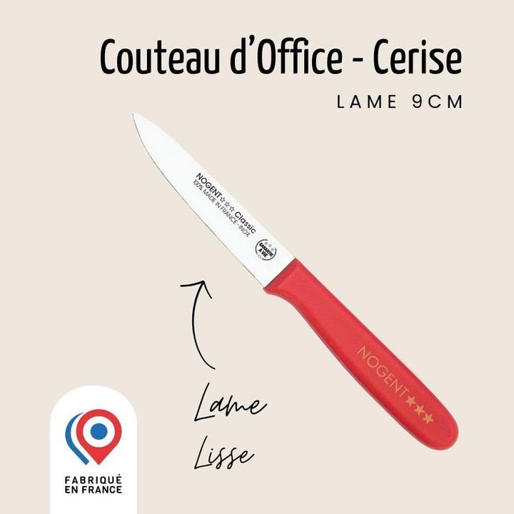 Couteau d’Office – Lame Lisse 9cm | Classic Polypro