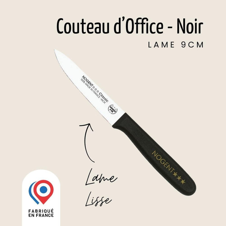 Couteau d’Office – Lame Lisse 9cm | Classic Polypro