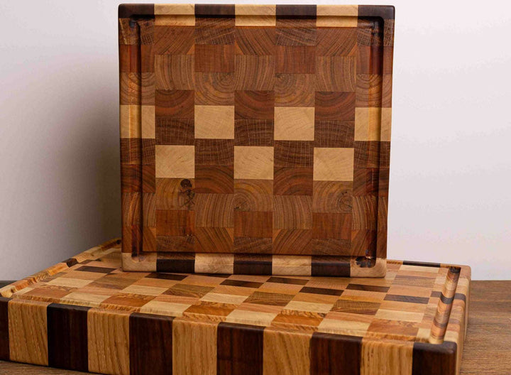 Billot Menez – Billot de cuisine damier en bois massif made in France par PLANC’H