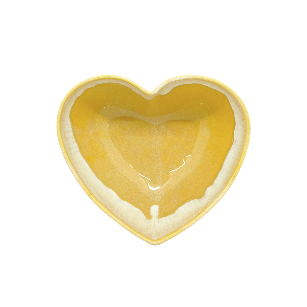 Yellow heart bowl