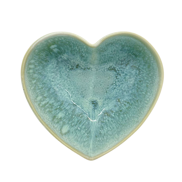 Bol coeur vert celadon