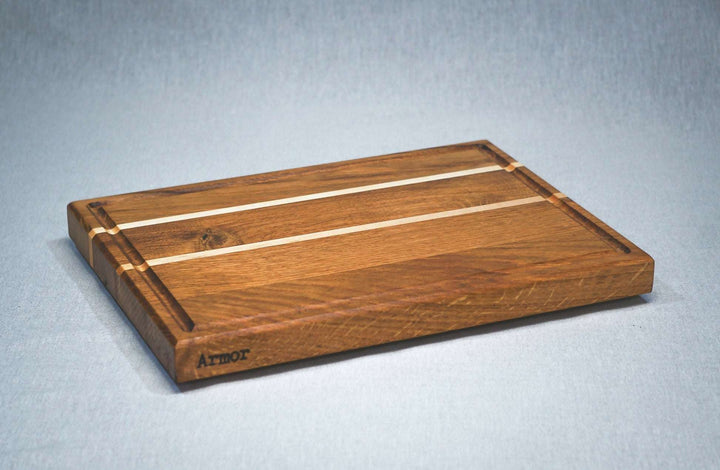 Planche à découper ARMOR en bois massif artisanal made in France