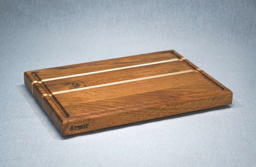 Planche à découper ARMOR en bois massif artisanal made in France