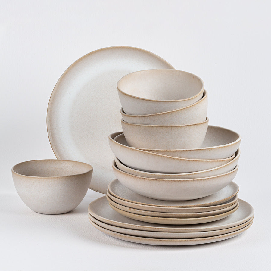 Ceramic Plate Set | Sand Storm Set | Egg Back Home