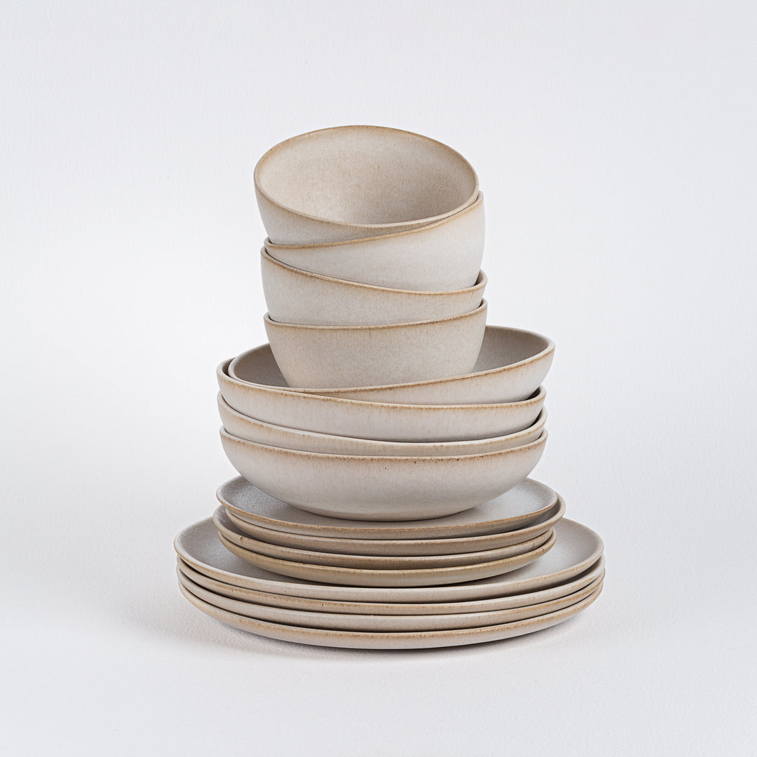 Ceramic Plate Set | Sand Storm Set | Egg Back Home