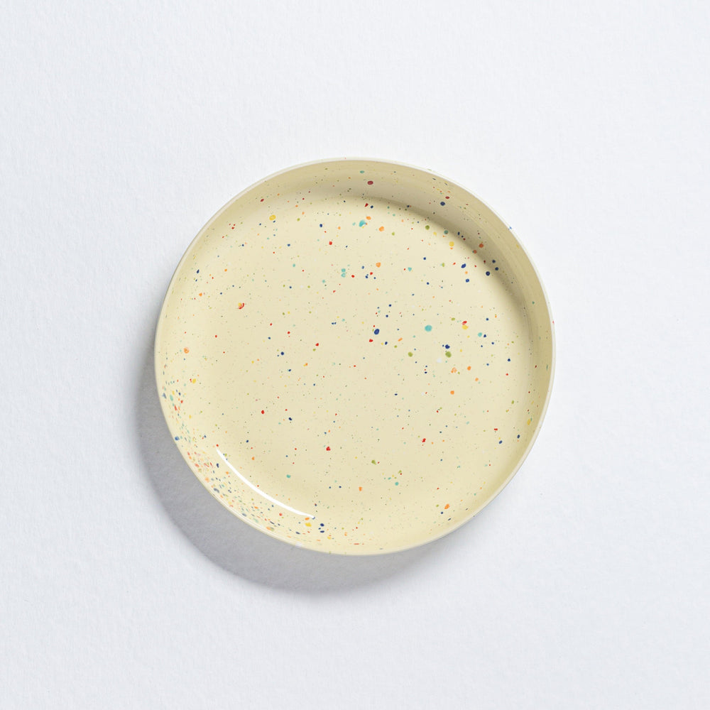 Assiette à pâtes New Party 23cm Jaune Assiettes creuses Egg Back Home