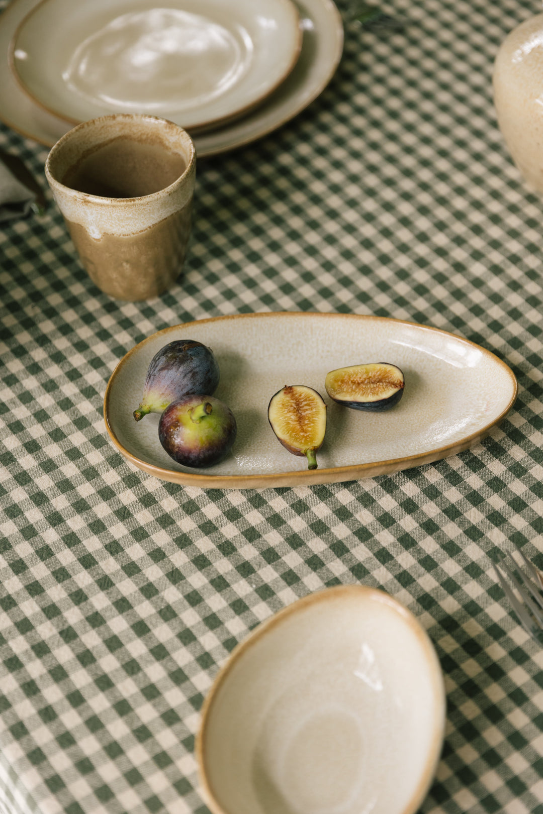 Plat de service ovale Troia - 24cm Plats de service Areias Studio