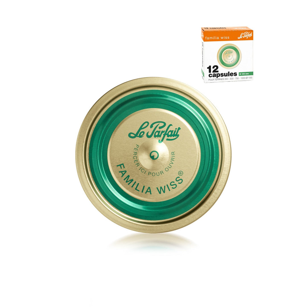Capsules Familia Wiss - Boîte de 12 - ø 100 mm