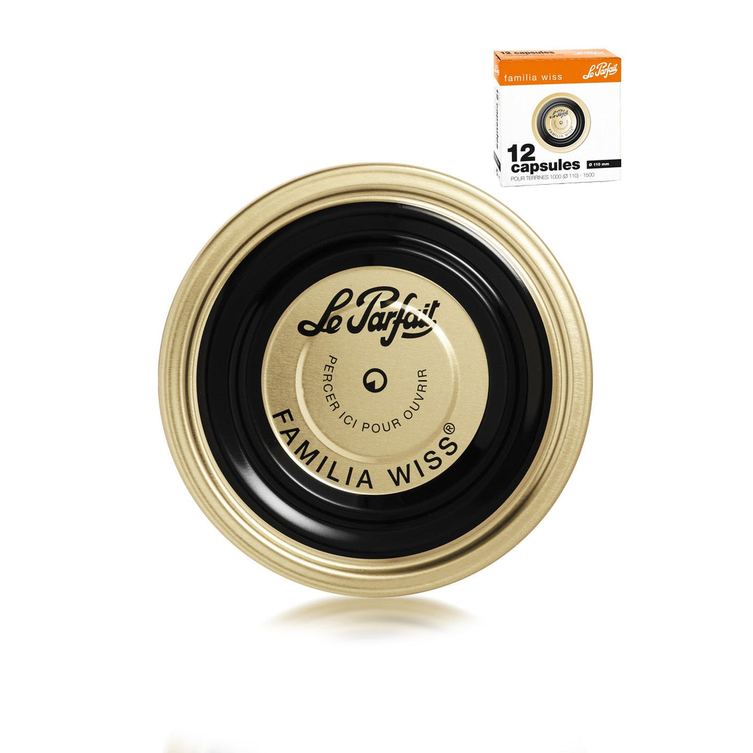 Capsules Familia Wiss - Boîte de 12 - ø 110 mm