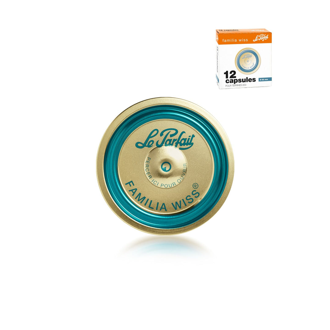 Capsules Familia Wiss - Boîte de 12 - ø 82 mm