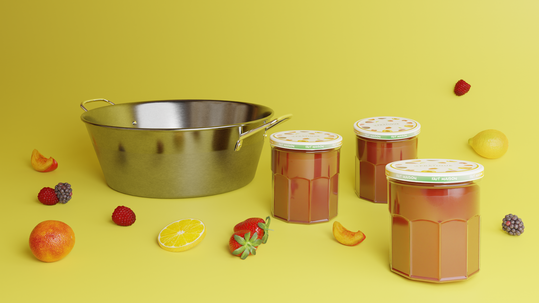 385 ml jam jars, pack of 6 - Le Pratique