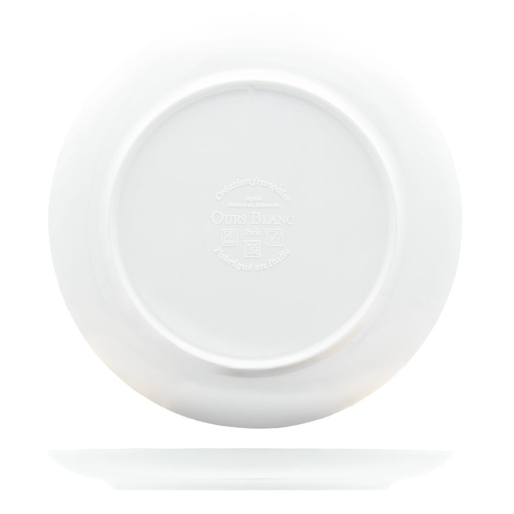 Assiette à dessert en mélamine - Histoire de la montgolfière - Ø 21 cm Assiettes à dessert Ours Blanc