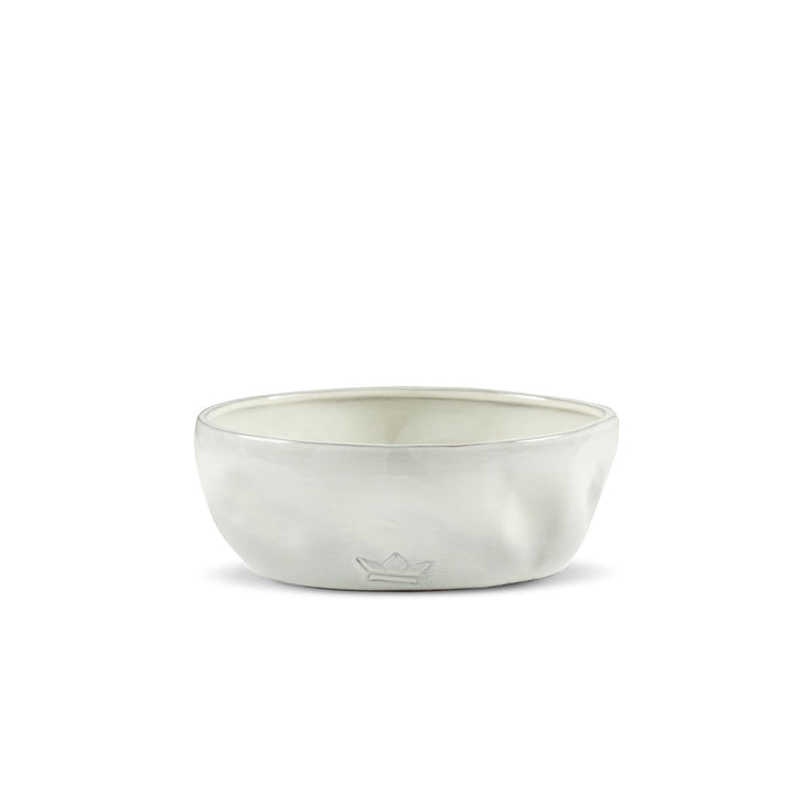 Bol bosselé - Large - set de 2 - Blanc