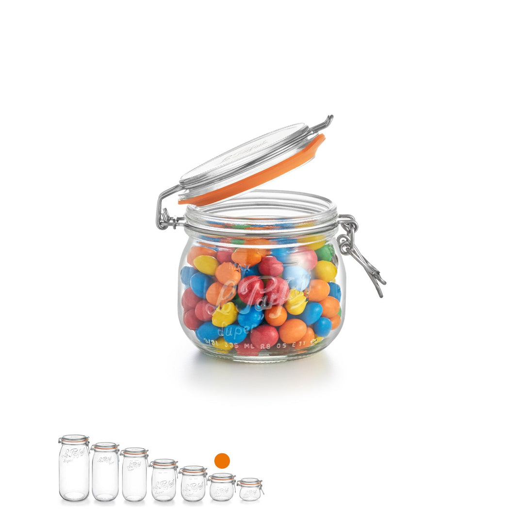 Bocal Le Parfait Super 500 mL - Rempli de bonbons