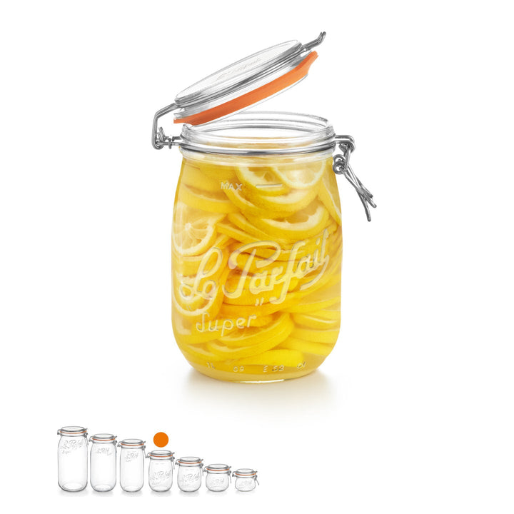 Bocal Le Parfait Super 1 L - Rempli de citrons