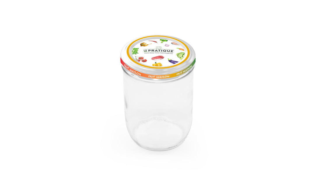 Bocaux Twist-off stérilisables 750 mL Ø 100 mm pack de 6 - Le Pratique