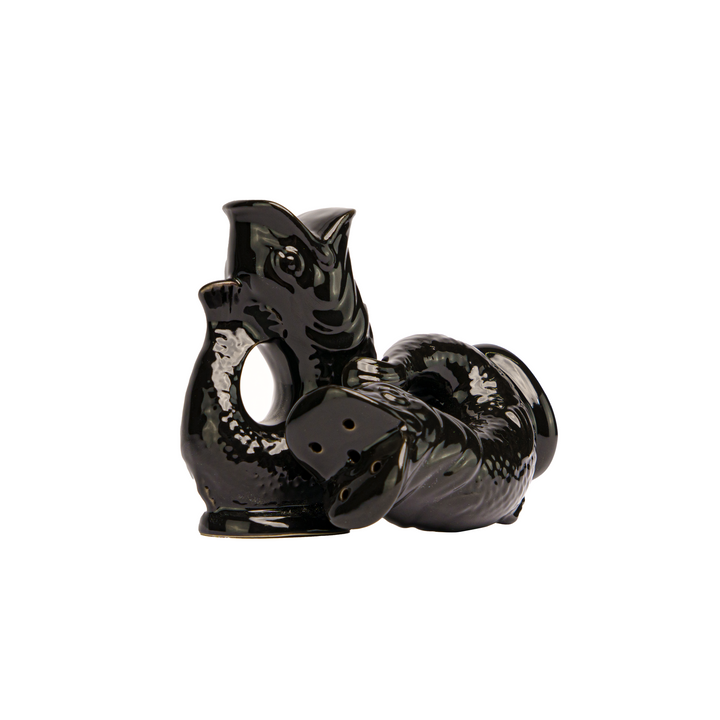 Gluggle Jug Salt and Pepper Shakers | Iridescent Black