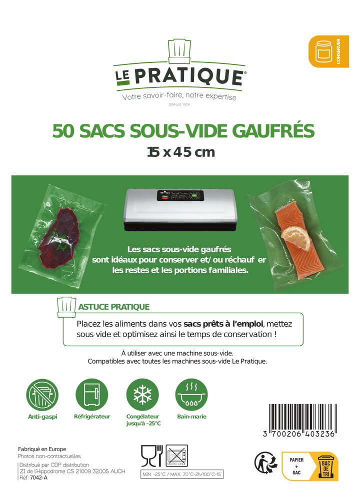 Sacs sous vide - Le Pratique