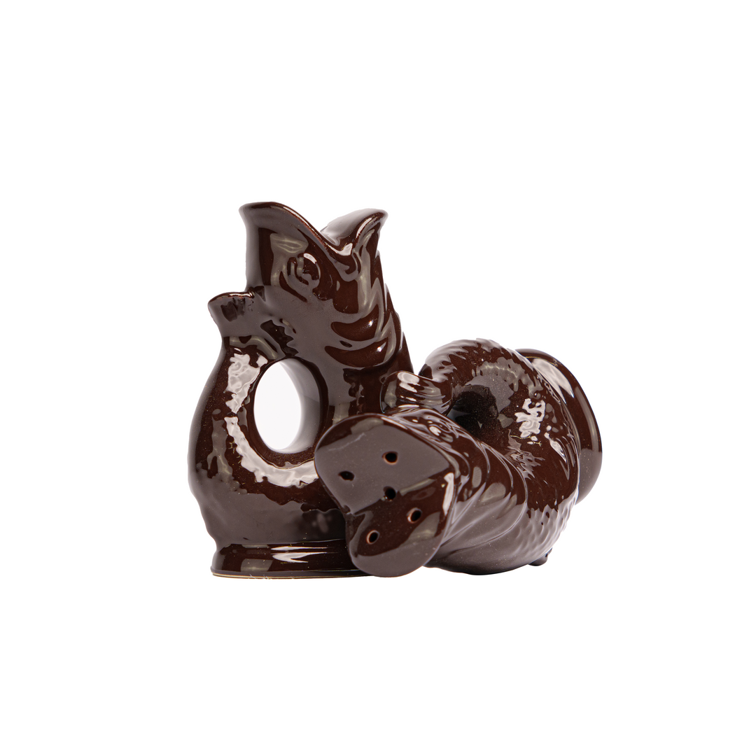 Gluggle Jug Salt and Pepper Shakers | Chocolate