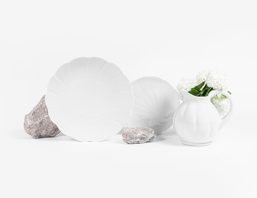 Le pichet en porcelaine Melon- Blanc Pichets Ogre la Fabrique