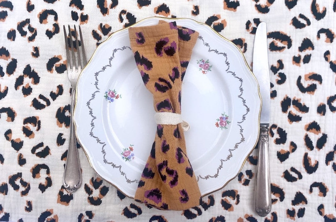 X2 Fauve Ecru Table Set