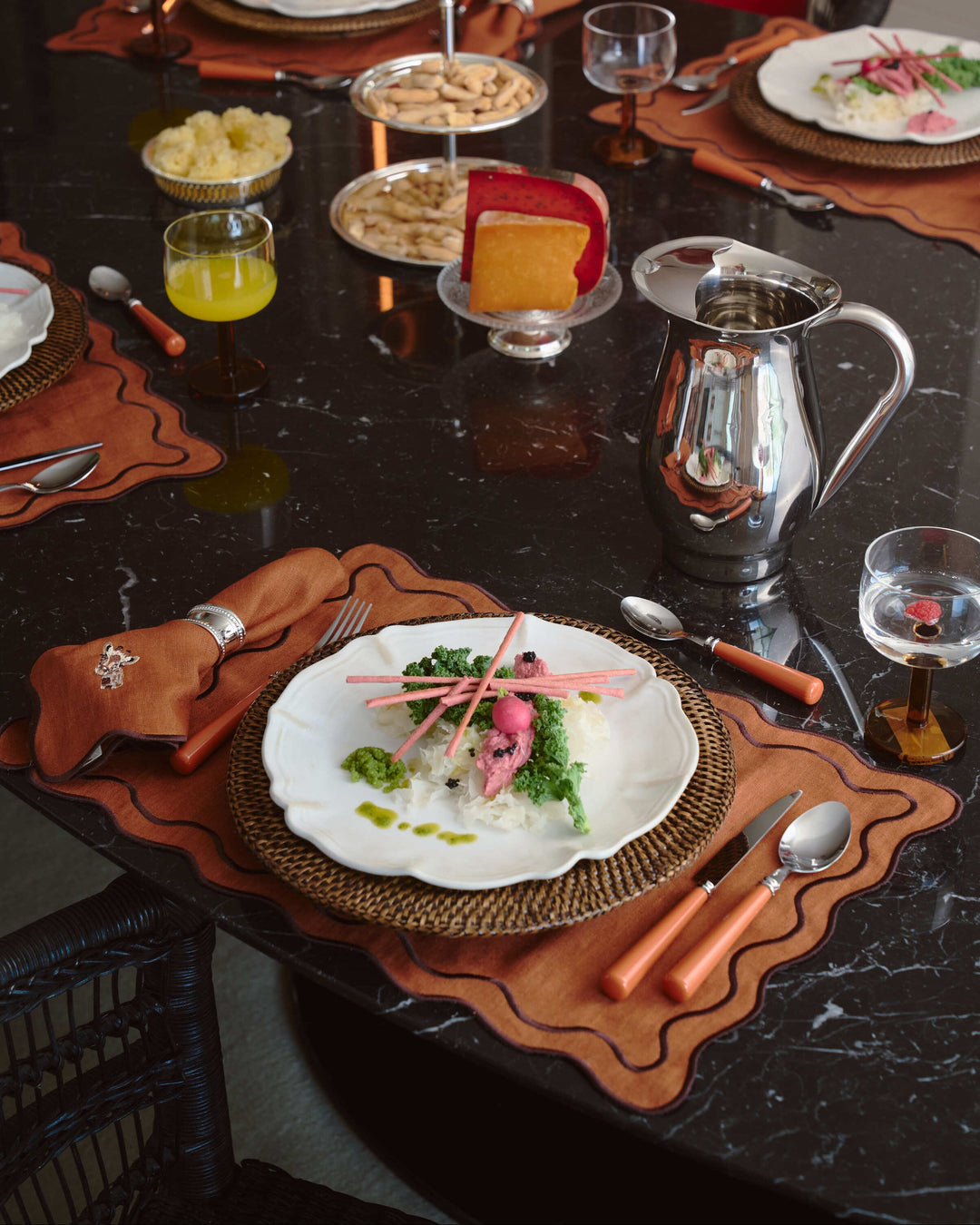 Set de table Beja, Terracota sur Terracota