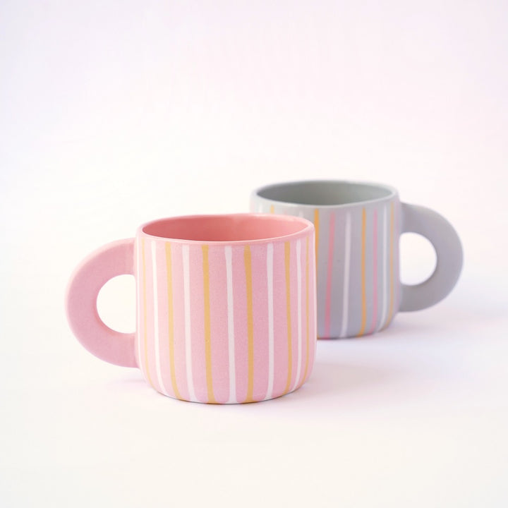 Mug "Pink Striped Dee"