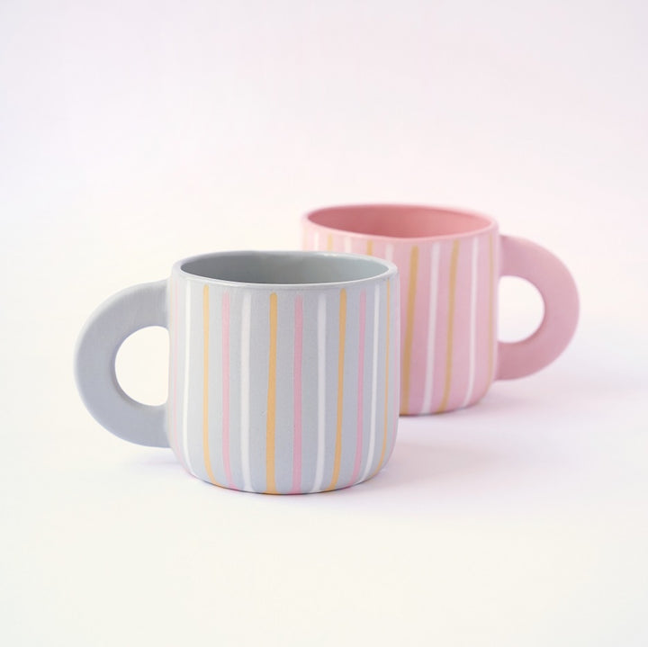 Mug "Grey Striped Dee"