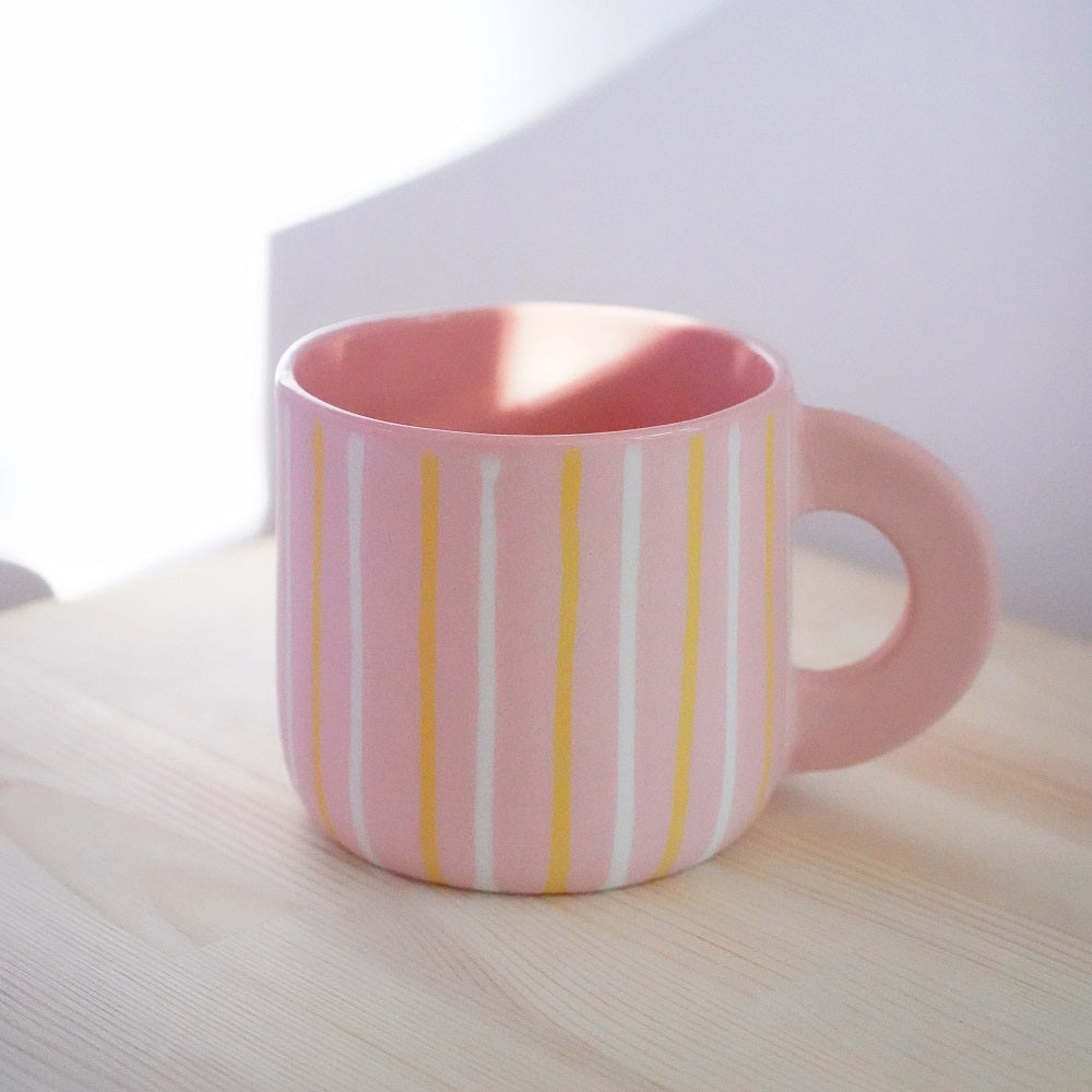 Mug "Pink Striped Dee"