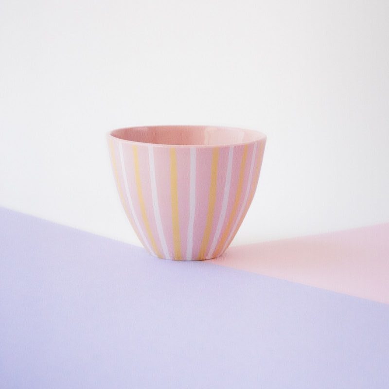 Tasse "Pink Striped"