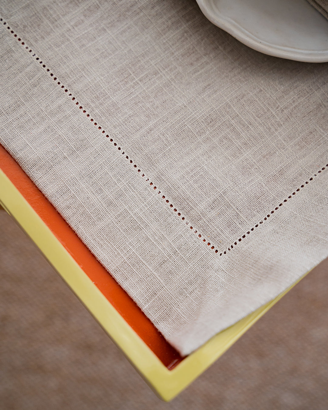 Set de table beige en lin Sets de table Mariaida Home