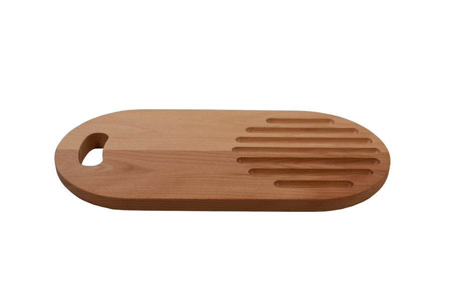 Planche à pain en bois de fil de hêtre. 