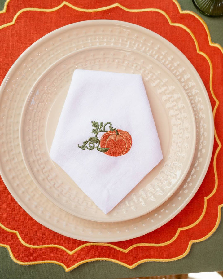 Serviette Citrouille