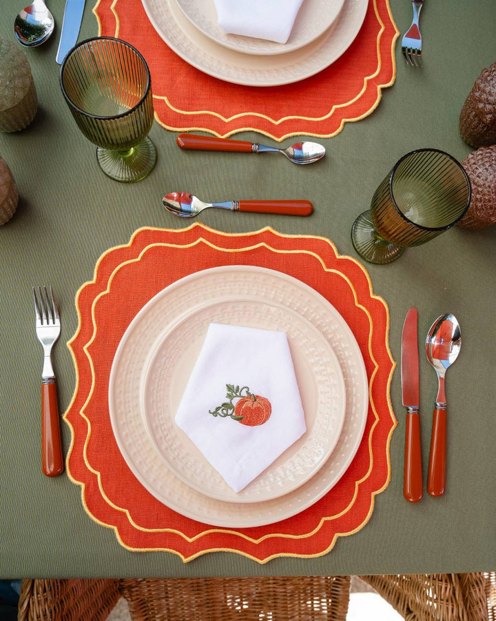 Serviette Citrouille